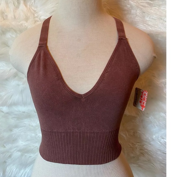 Free People Other - Free People Movement Good Karma Crop Top Nutmeg Size XS/S